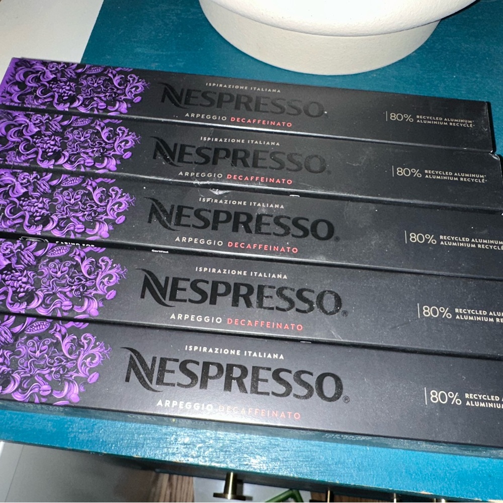 Nespresso Arpeggio Decaffeinato Pods decaf unopened